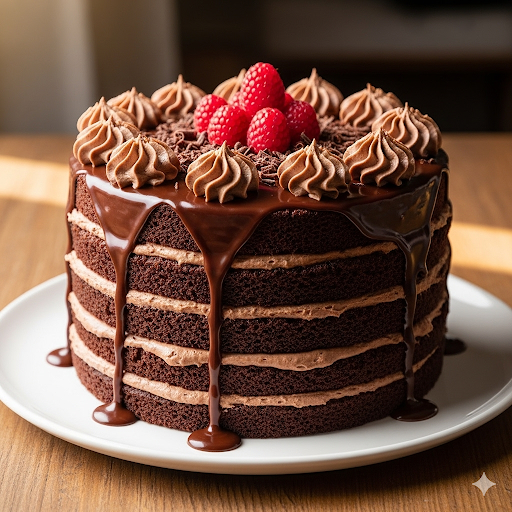 imagem de bolo de chocolate